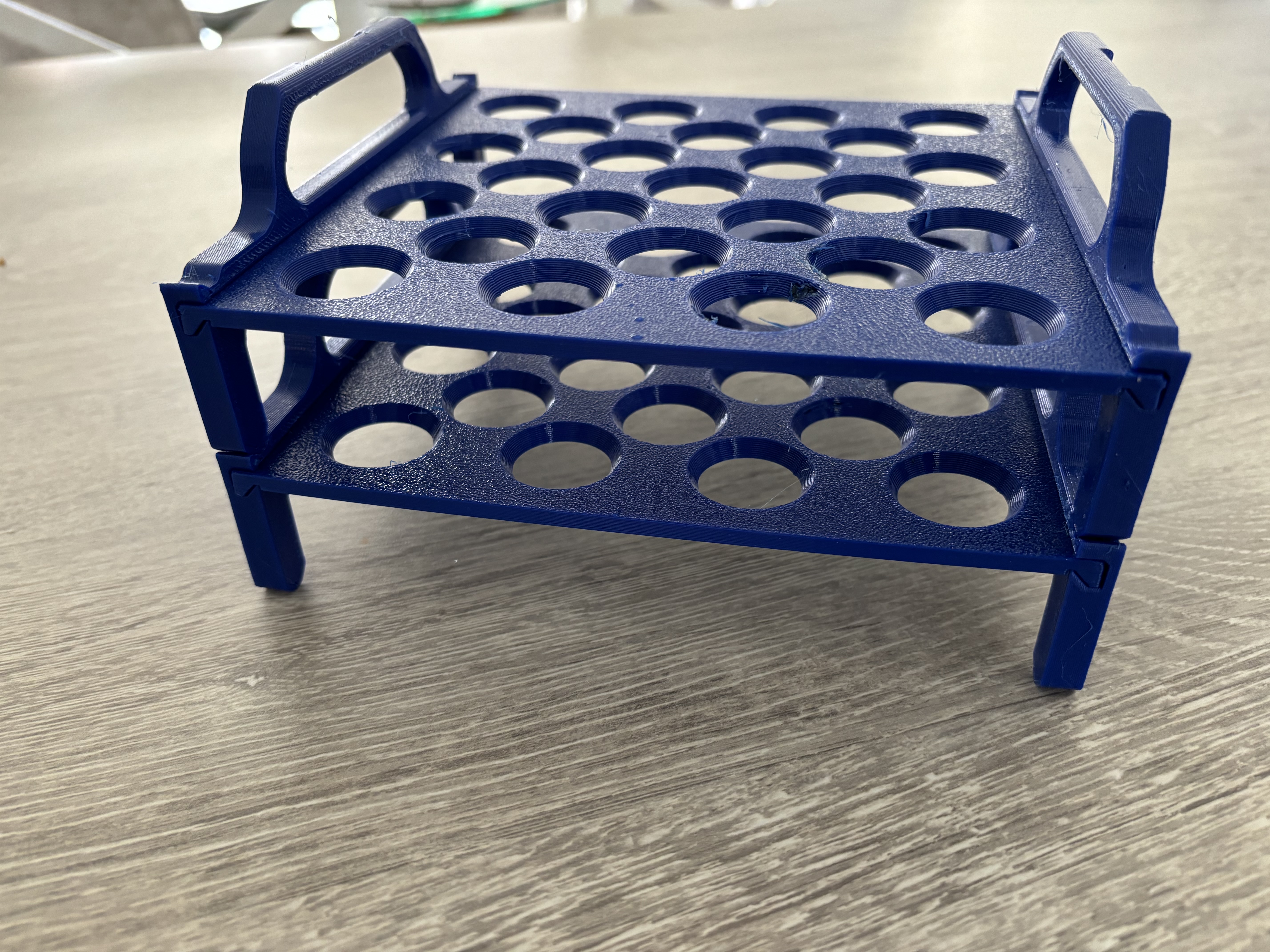 Miniatura 6 do modelo 3D Quail Egg Tray (stackable)