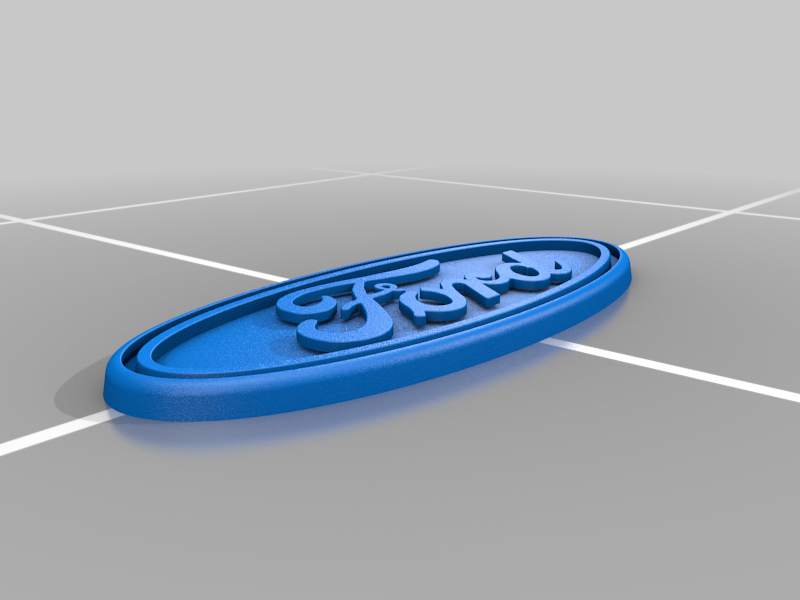 Ford logo by Wayne Erman | Download free STL model | Printables.com