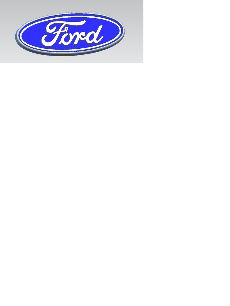 Ford logo by Wayne Erman | Download free STL model | Printables.com