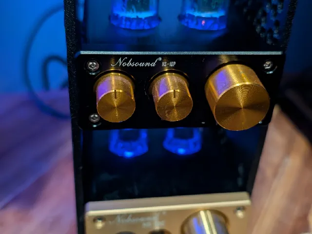 Nobsound Headphone Tube Amp and Tube Preamp Rack