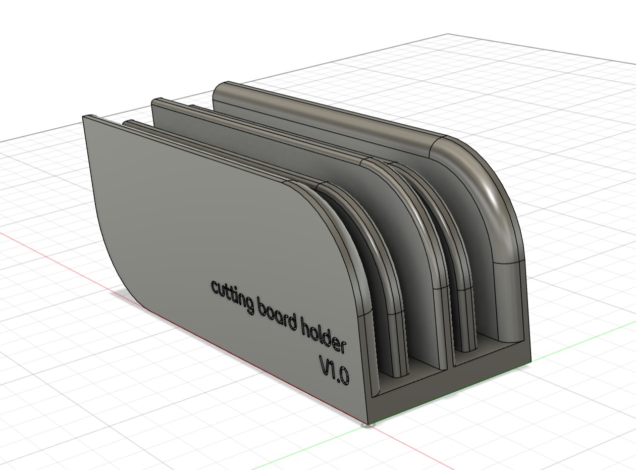 cutting board holder