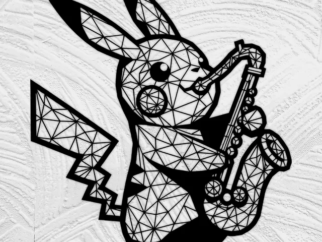 pickachu playing sax