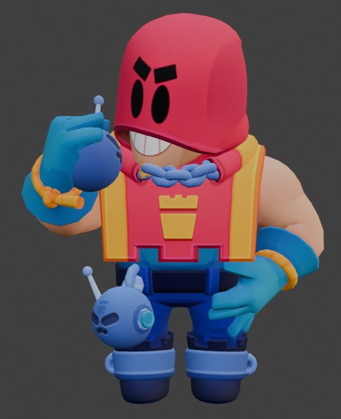 Grom - Brawl Stars by GoatGamez | Download free STL model | Printables.com