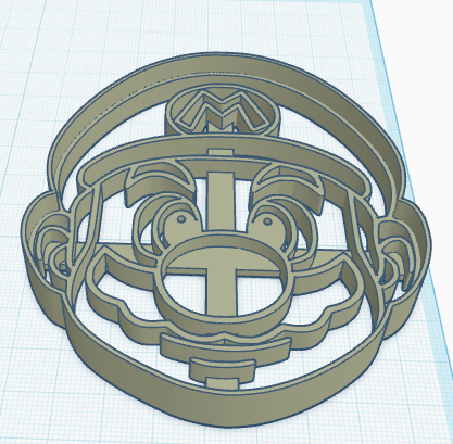 Mario Face Cookie Cutter