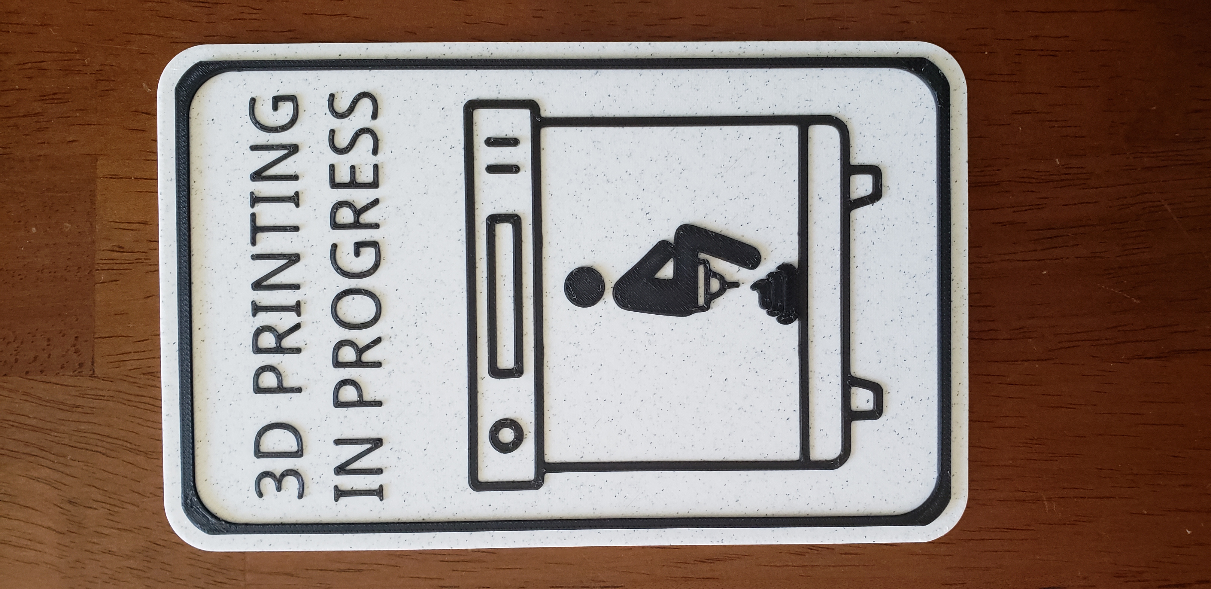 Funny 3D Printing Poop Sign