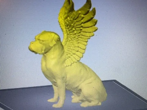 ebulldog mit Flügeln