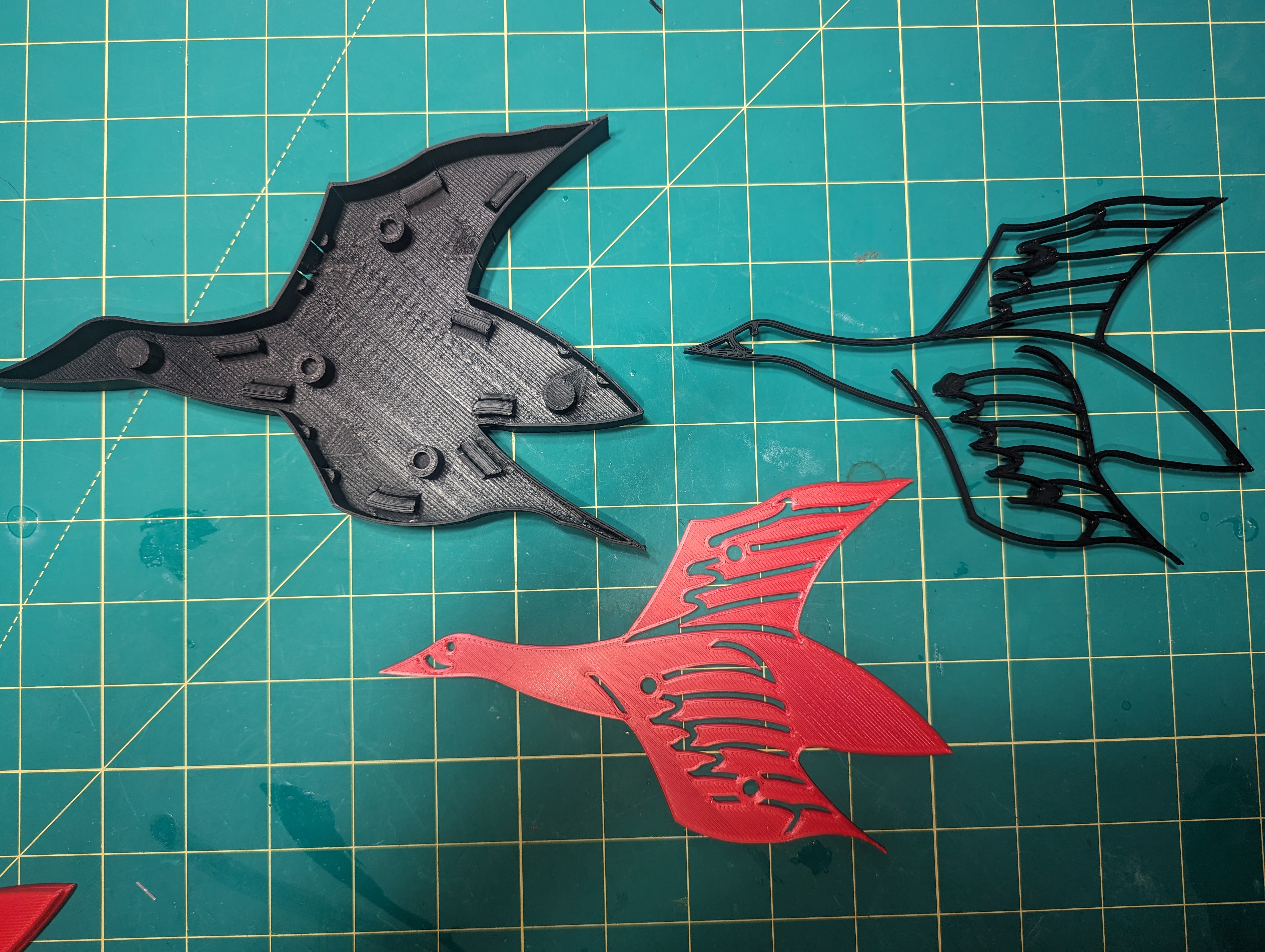 3D-MCEscher Bird Pattern Wall Lights — miniatura 4