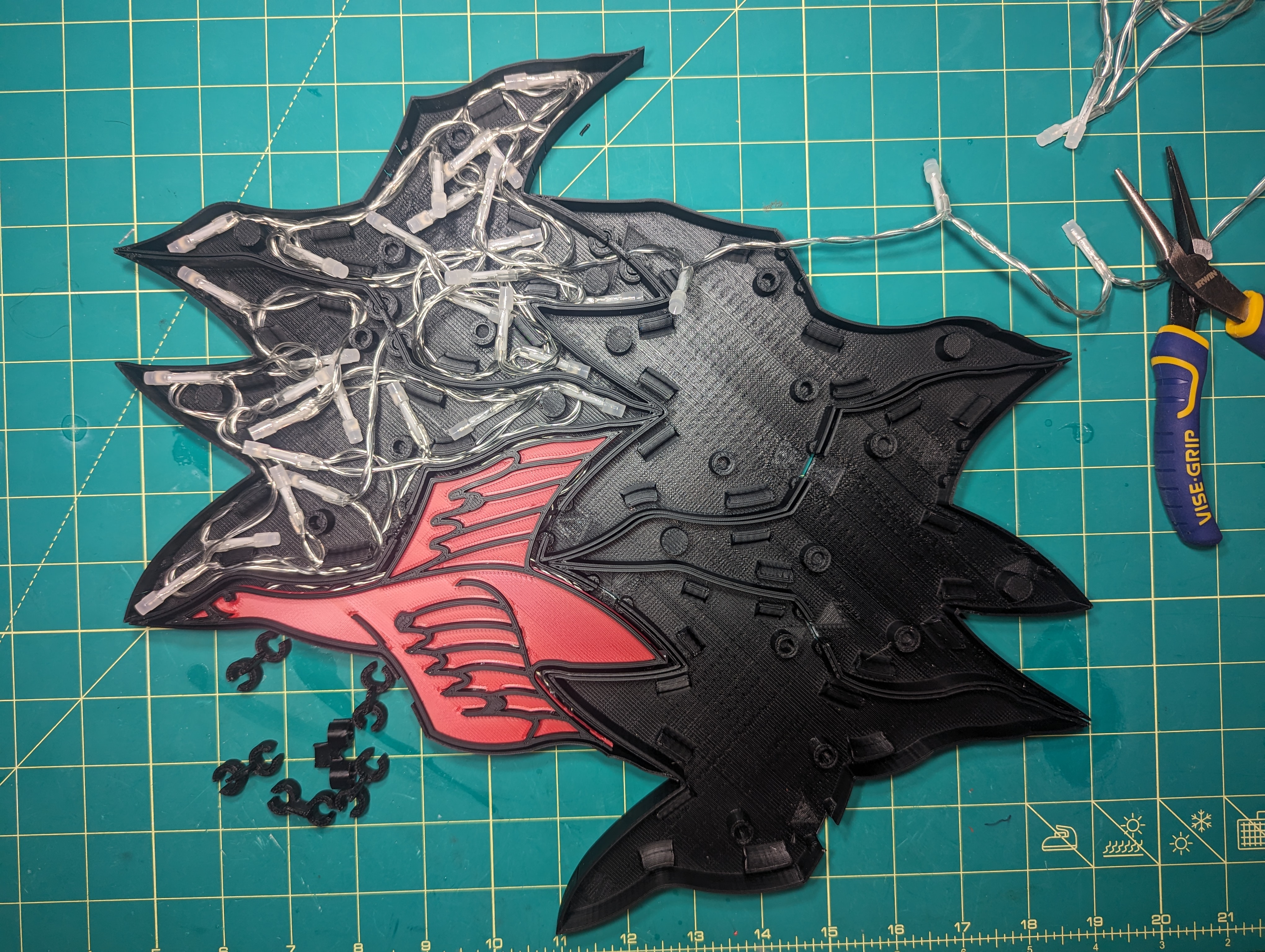 3D-MCEscher Bird Pattern Wall Lights — miniatura 9