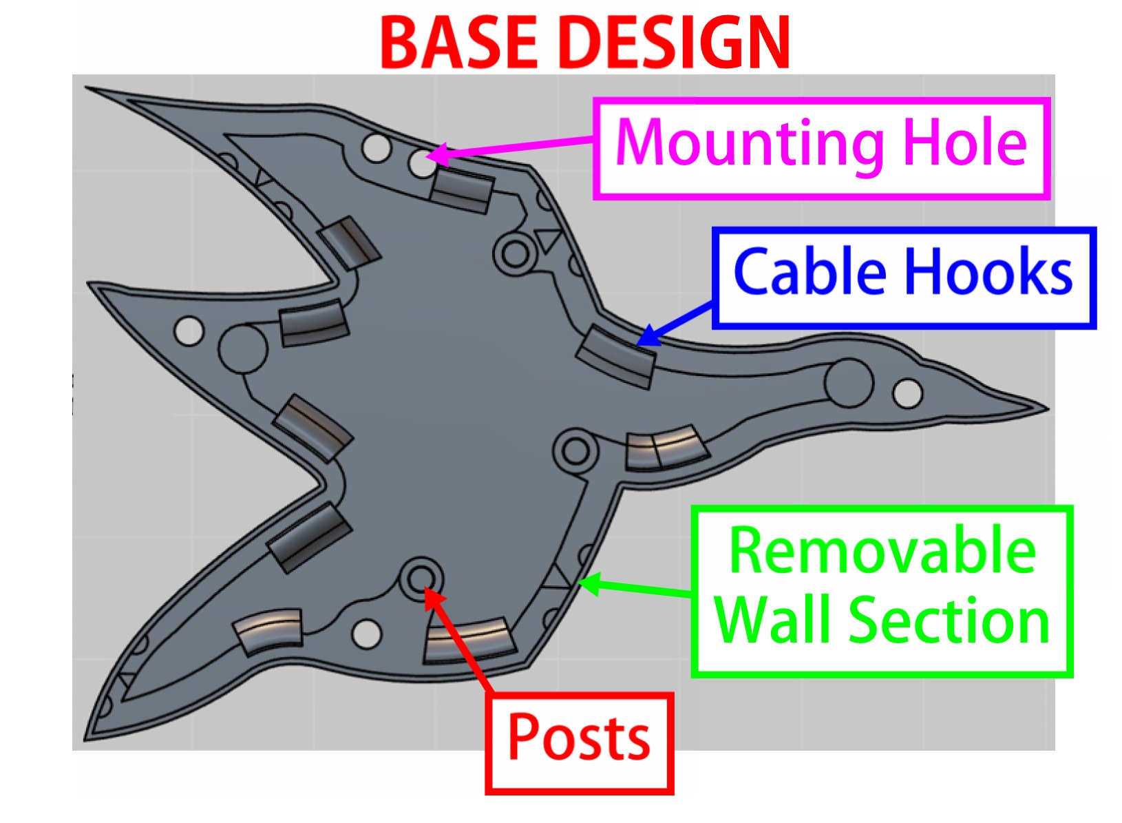 3D-MCEscher Bird Pattern Wall Lights — miniatura 5