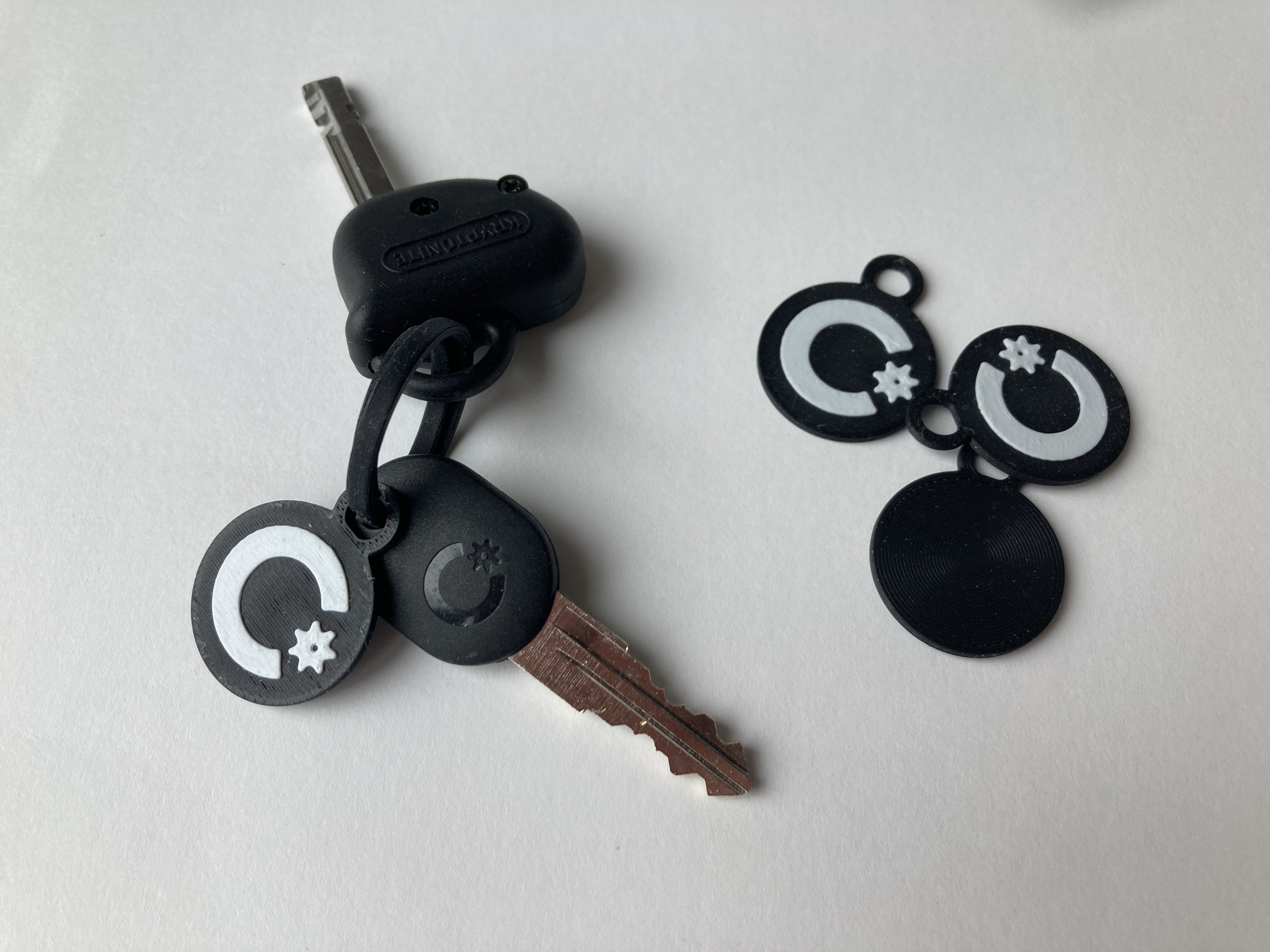 Keychain with Cowboy Logo