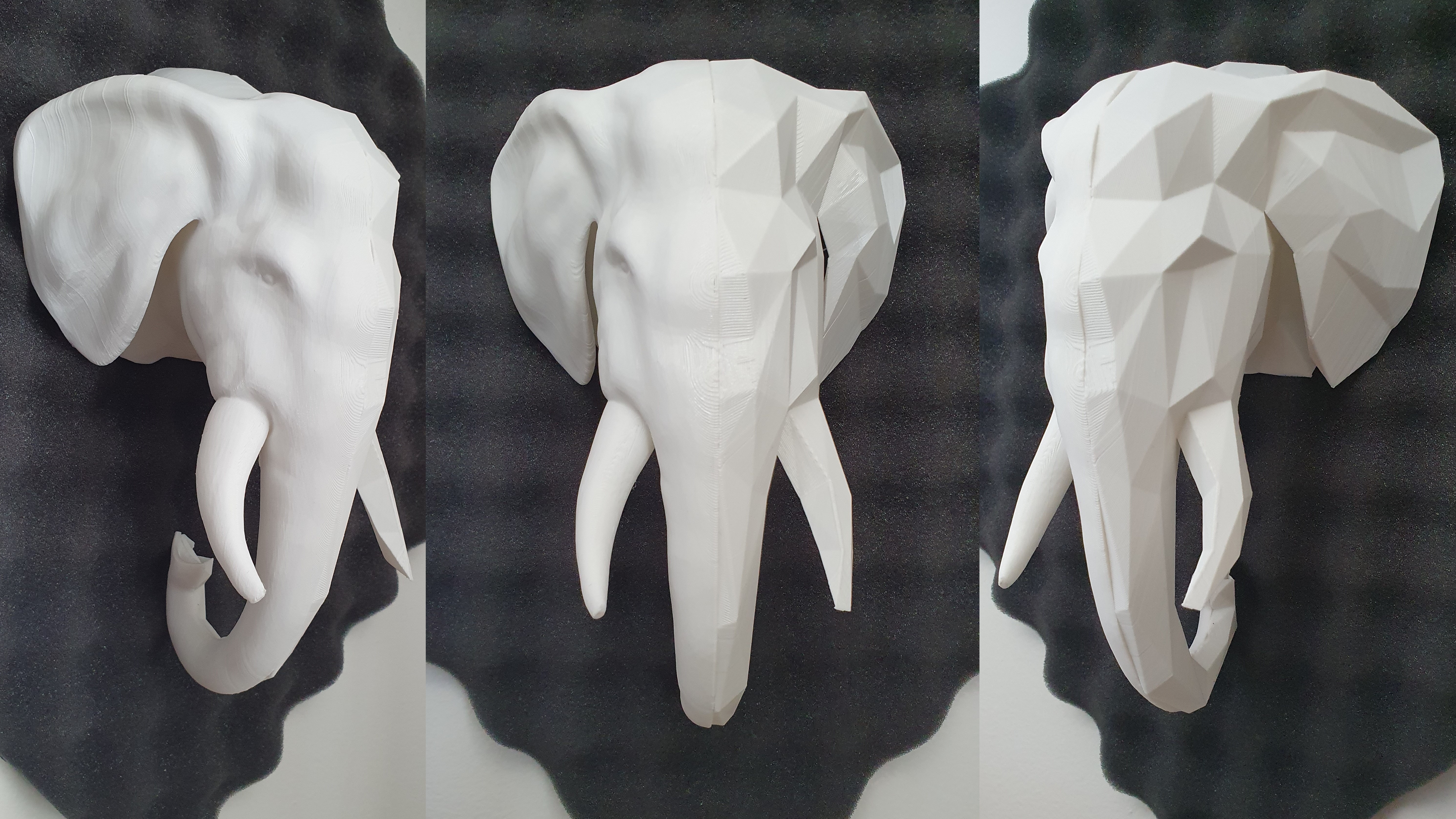 HALF&HALF - Geometric Elephant Trophy