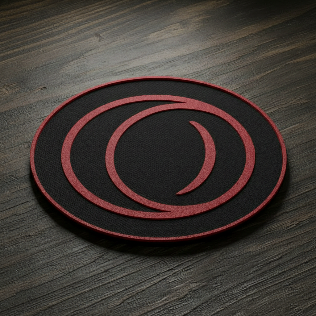 Opera GX coaster and laptop sticker