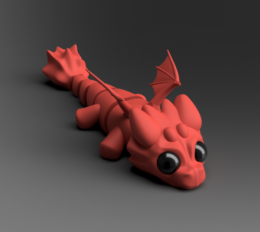 Baby Dragon - Single and Multimaterial printing by Bearded Printer ...