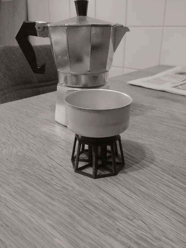 Moka Pot Coffee Basket Holder by Patrick, Download free STL model