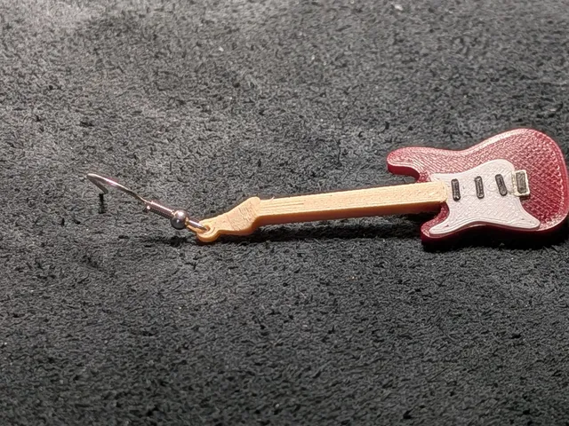 Fender Stratocaster inspired Earrings