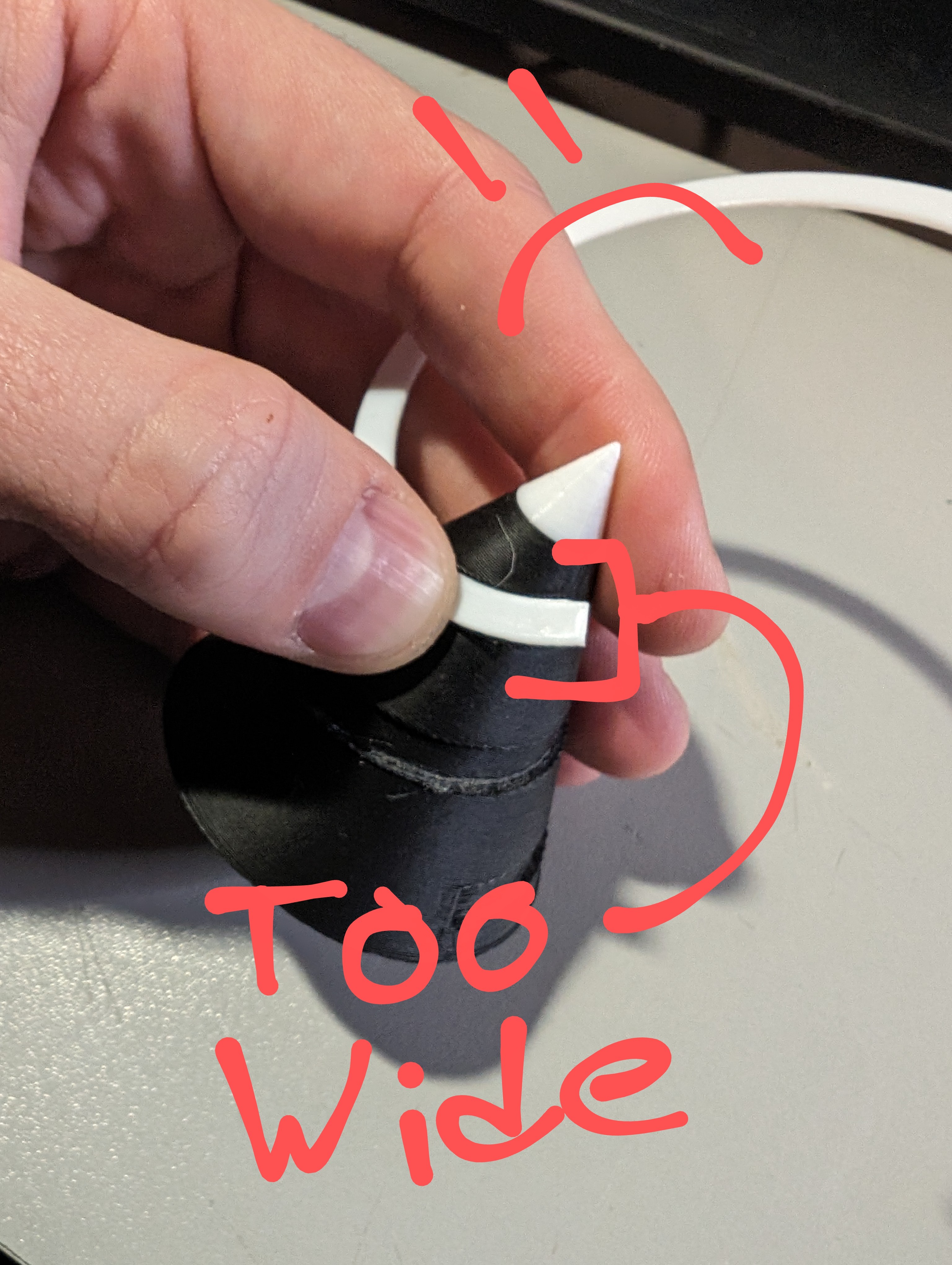 Better Fitting (Thinner) Flat Stripe for 3D Printable Jet Engine by Catiav5ftw