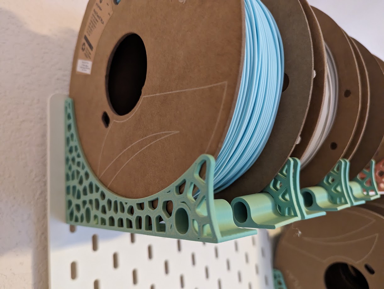 [Redesigned] Filament Spools for IKEA SKADIS - Fits Cardboard Spools by ...