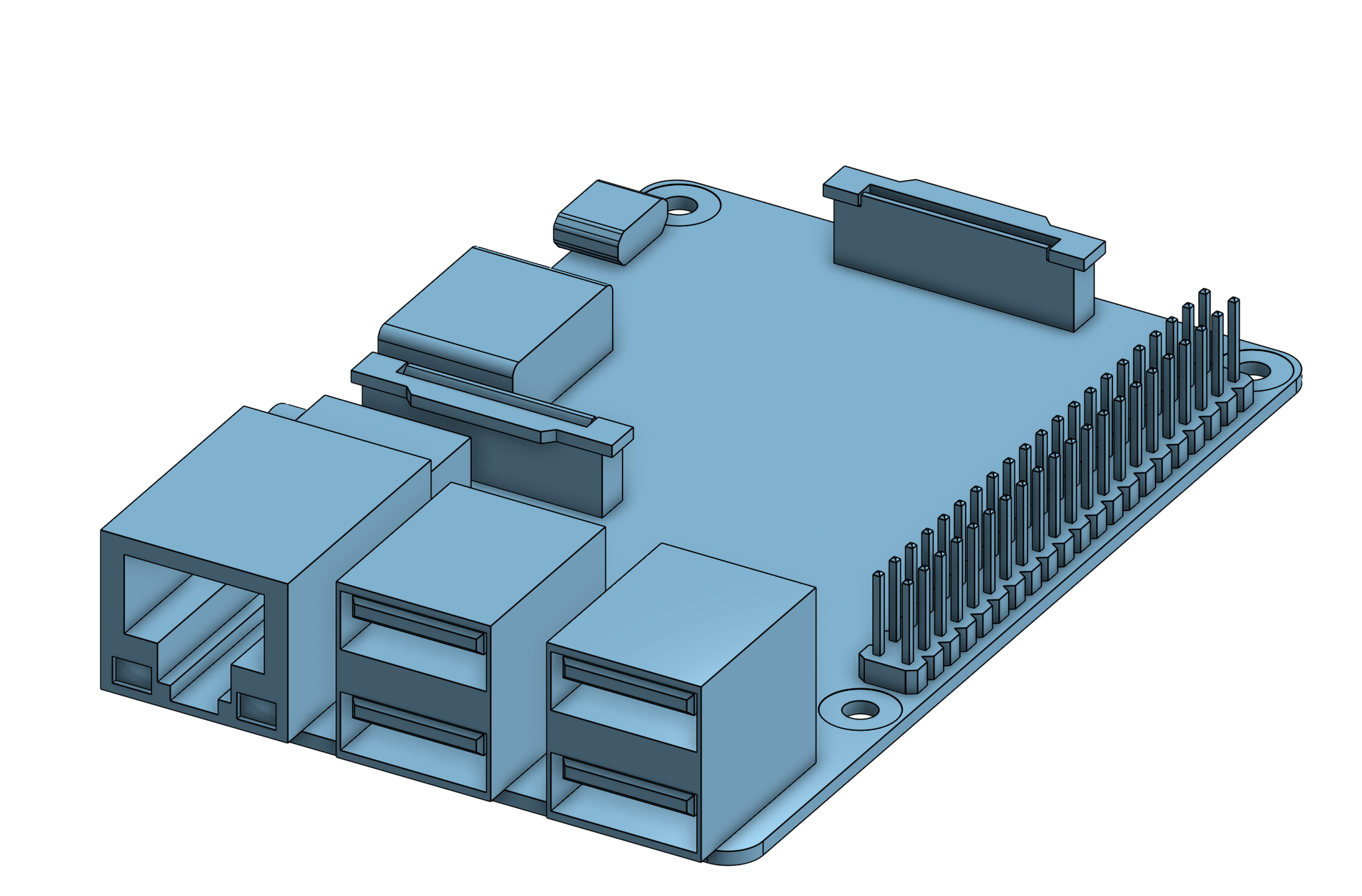 Raspberry Pi 3 by Print_Byte | Download free STL model | Printables.com