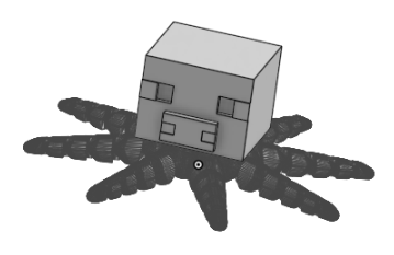 minecraft pig articulated octopus