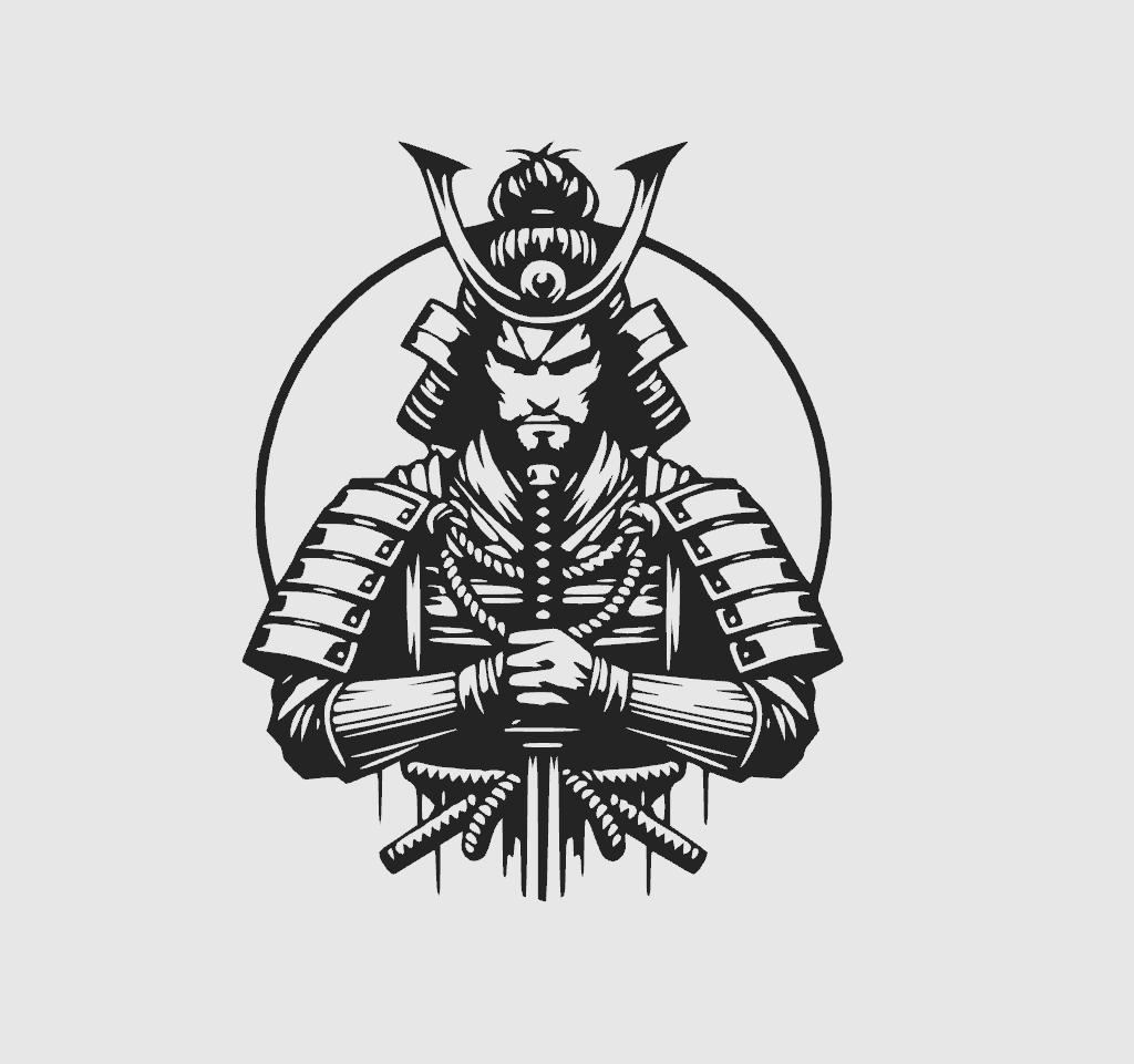 Samurai - Shogun - wall art 2 by klimoma | Download free STL model ...