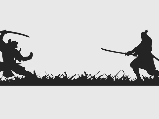 Samurai fight - shogun - wall art