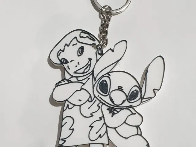 Keychain Lilo & Stitch