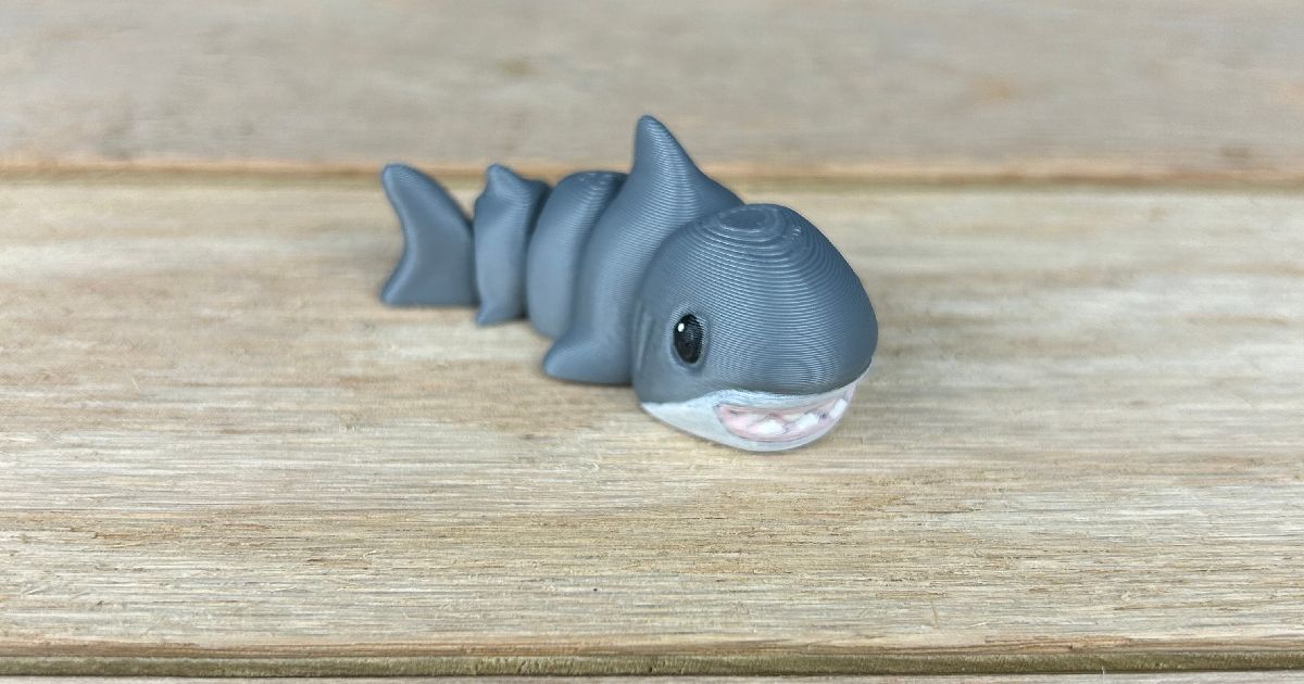 Sharkie Showing Teeth Fidget by Built_Over_Bot | Printables Store