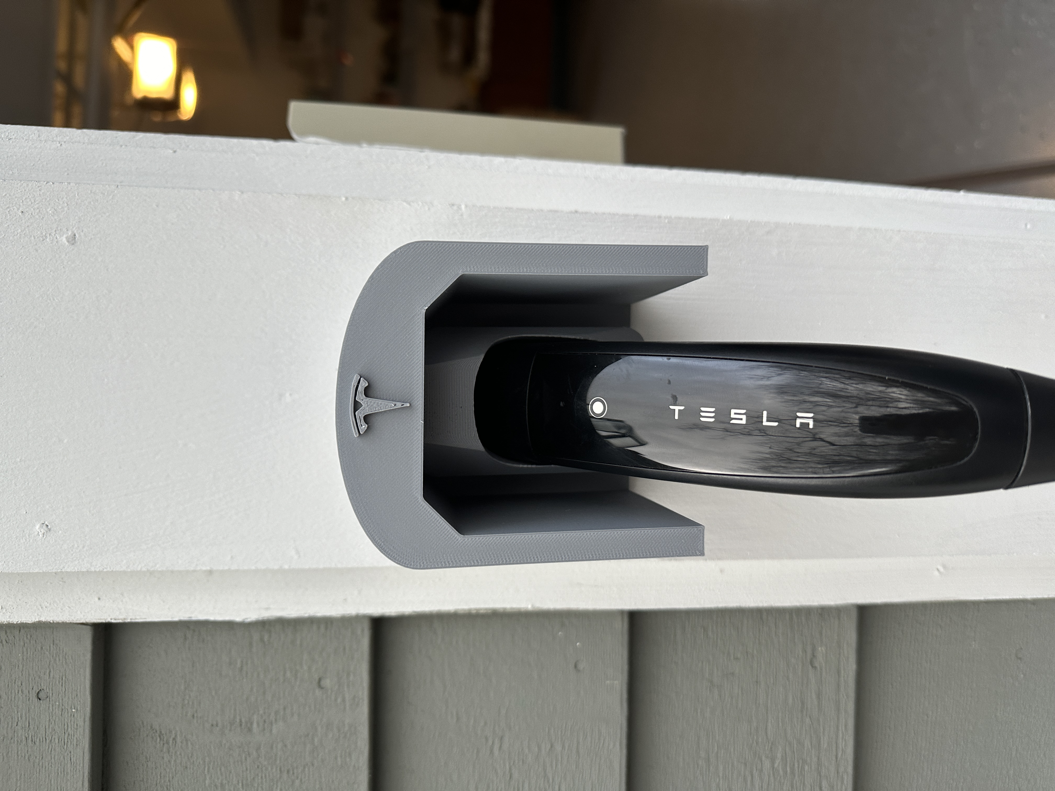 Tesla Model XYS3/Cyber Charger Holder Indoor/Outdoor Heavy Duty 3D model thumbnail