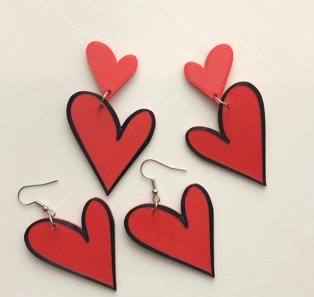Earring pendant love mother day heart aros