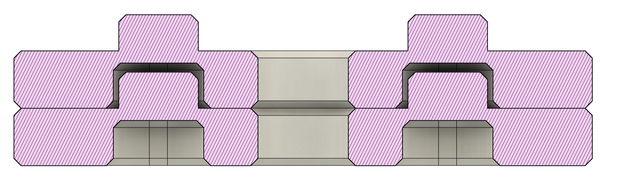 12 Ibbon O Medal 1/8th Inch Spacing Mounting Ba