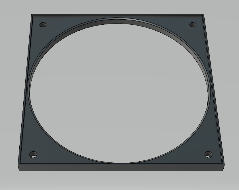 Anti-vibration gasket 120mm fan (thickness 5 mm)