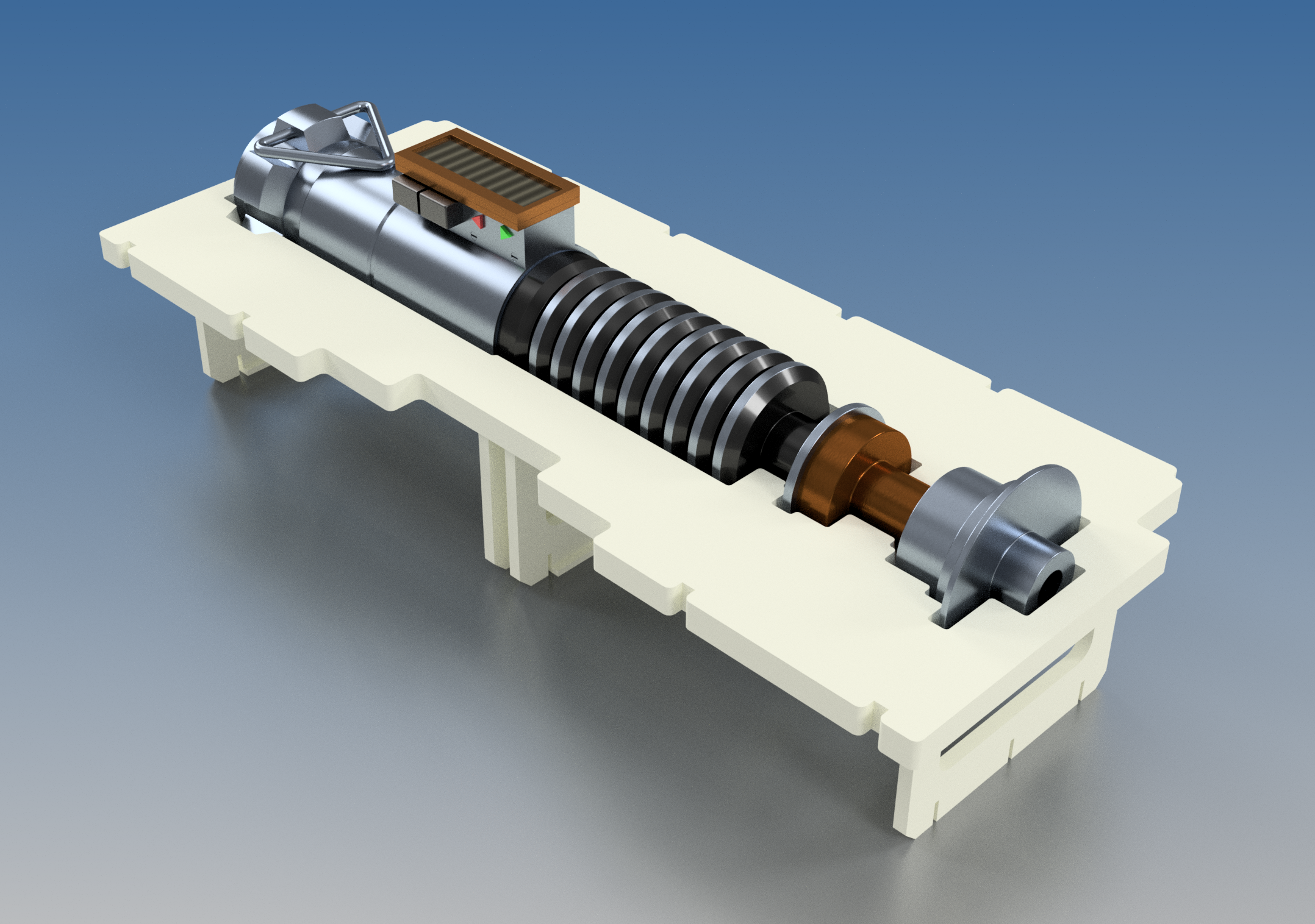 Replacement Tray for the Galaxy's Edge Luke's Return of the Jedi Legacy Lightsaber Case. — miniatura 3