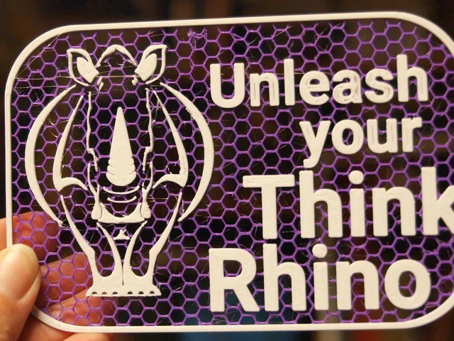 Unleash Your Think Rhino sign