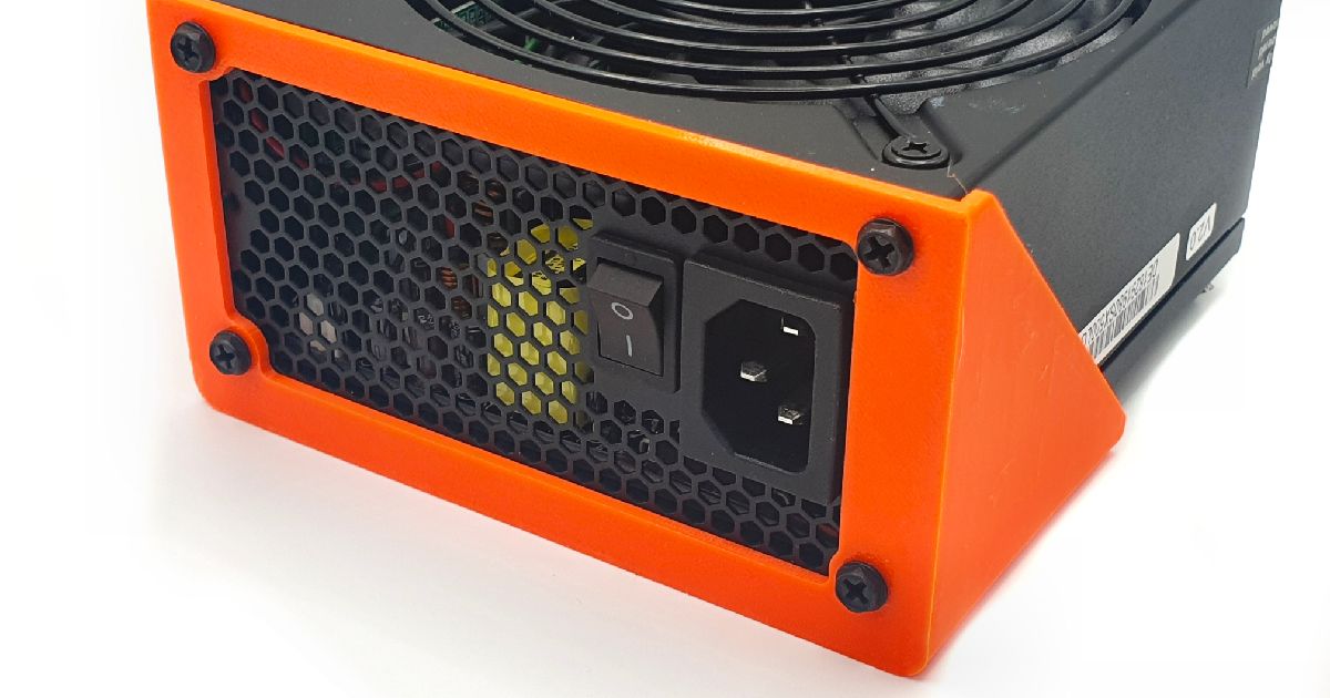 Small Form Factor SFX Power Supply Panel Mount by CADScott | Download ...