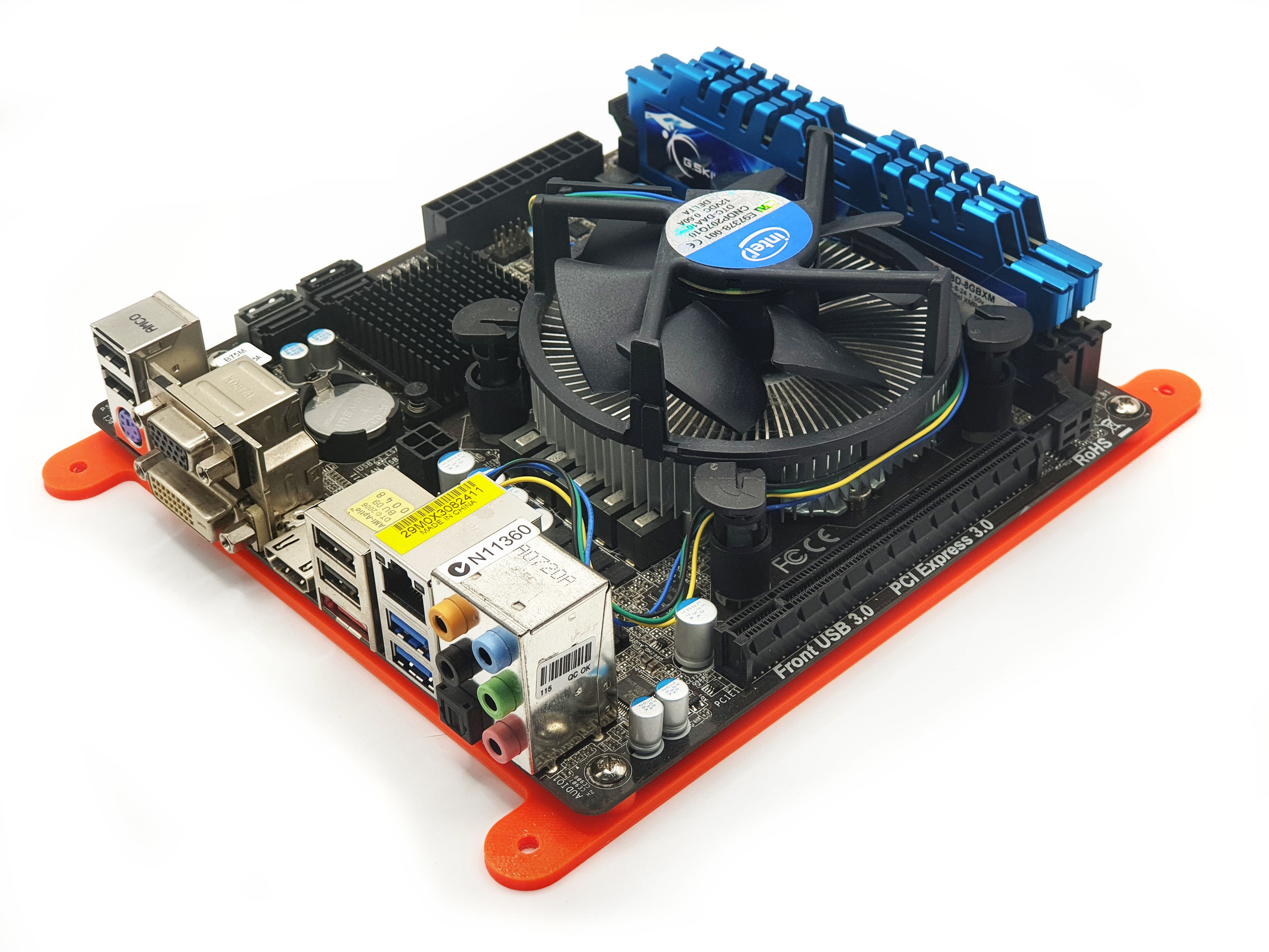 Mini-ITX Motherboard Panel Mount by CADScott | Download free STL model ...