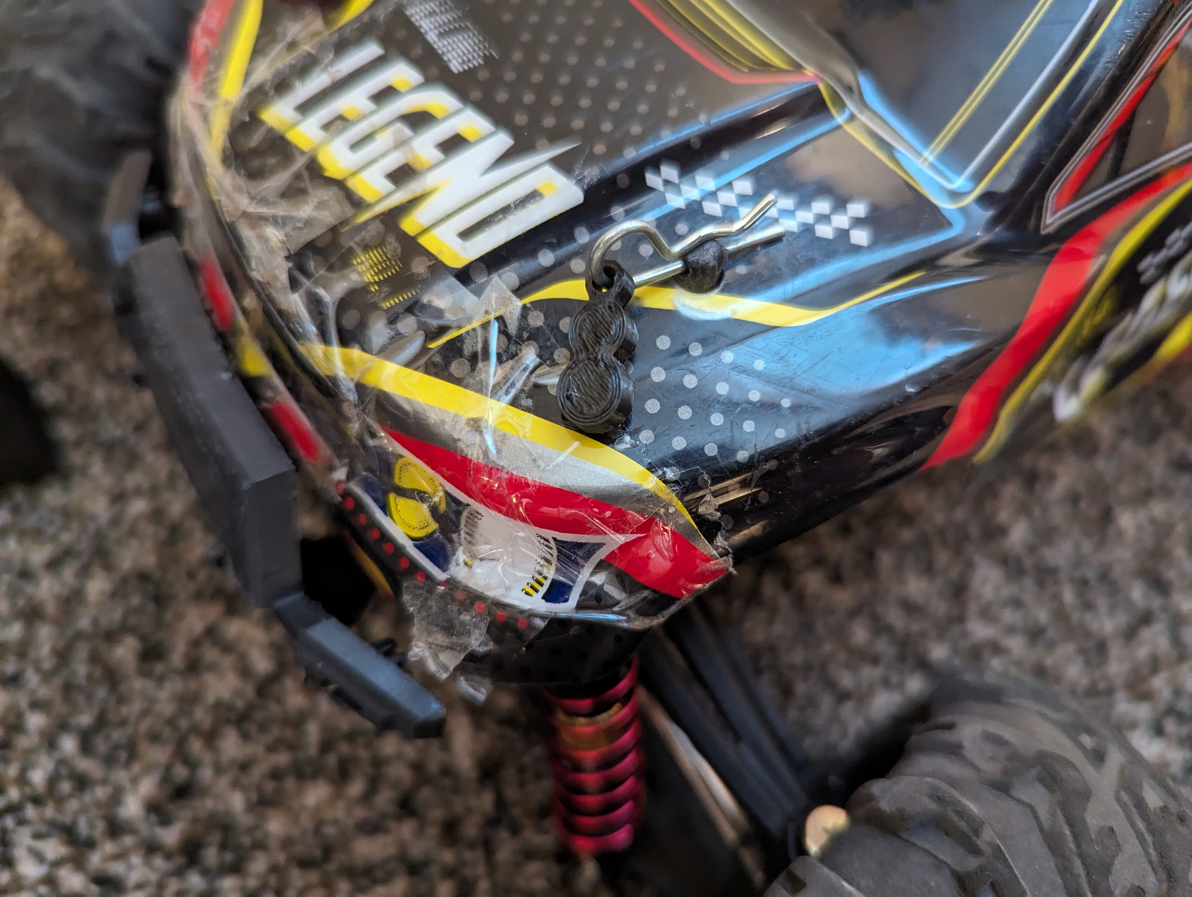 RC body clip pull