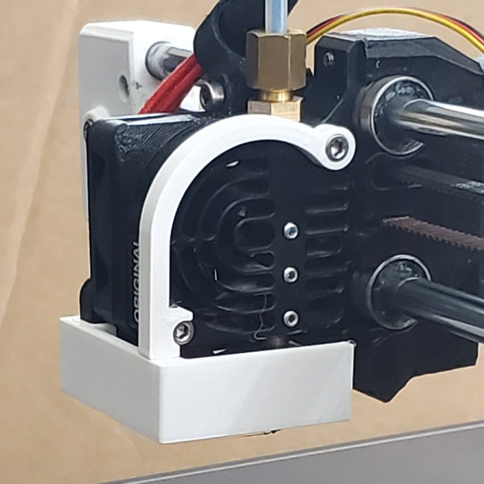 Prusa Mini/Mini+ Swing-Arm Extruder Shield