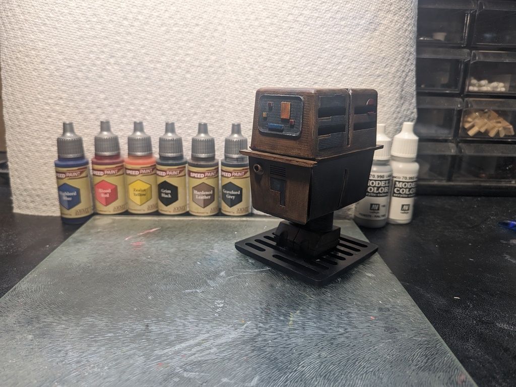 Gonk droid USB storage w/ Drawer by GoGoJon | Download free STL model ...