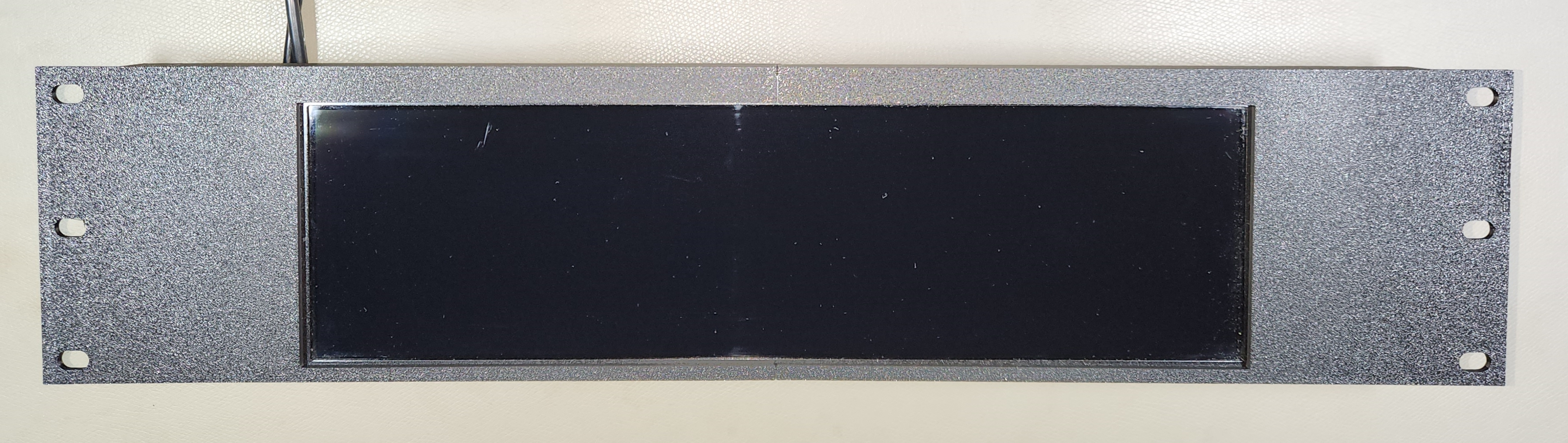 2.3U 19 inch rack front panel mount for 12.6" 1920x515 ultra-wide touch screen