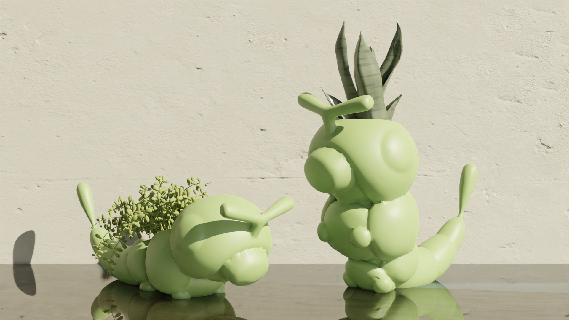 Caterpie - Pokemon Pot Plant