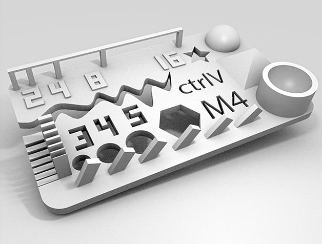 Test your 3D printer! version 2. por Captain Levi | Descargar modelo ...