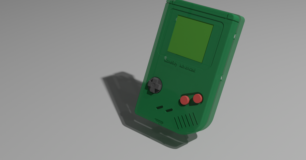 Gameboy console V 0.1 by Tadej Tolic | Download free STL model ...