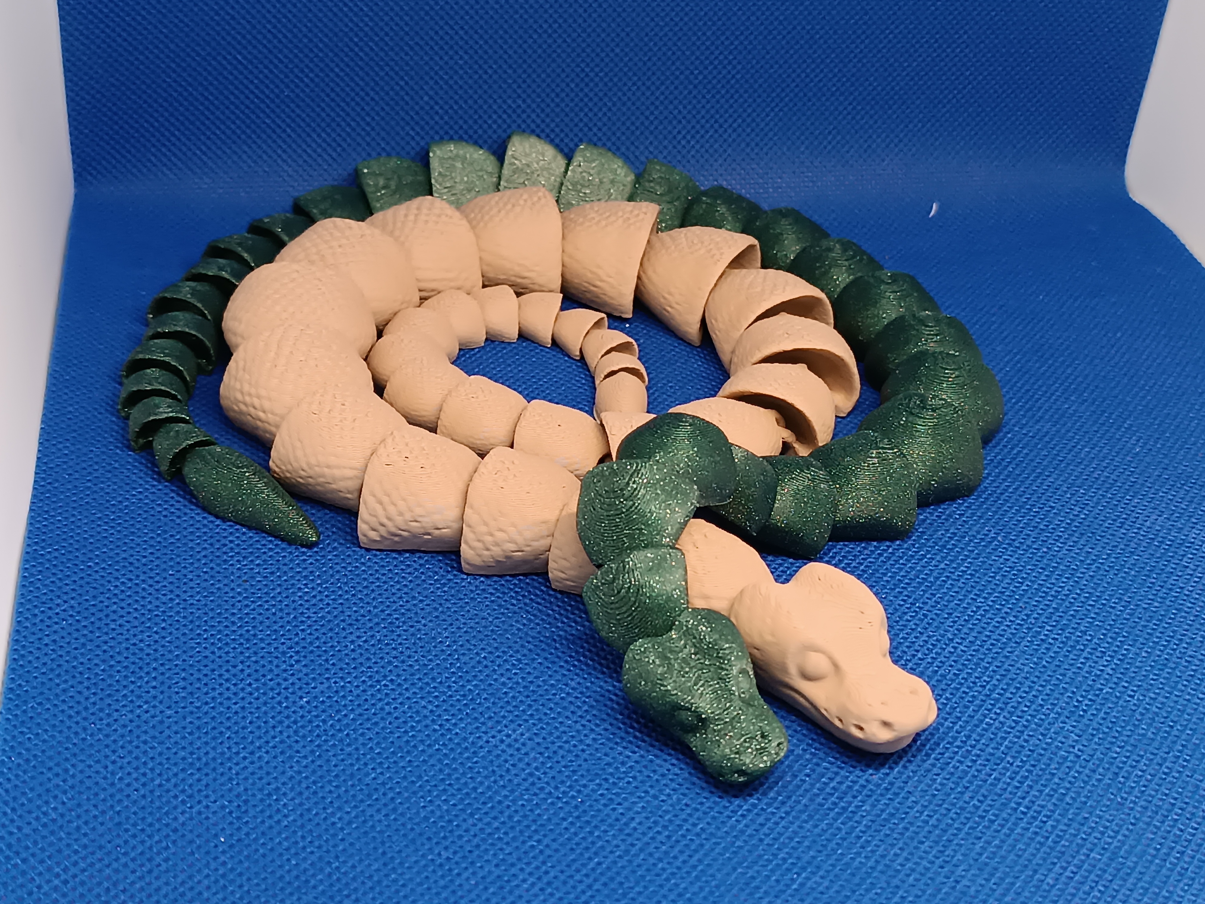 Miniatura 9 do modelo 3D Flexi Python Snake 50cm long