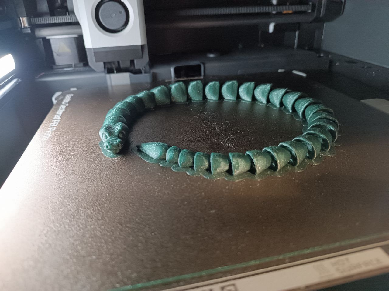 Miniatura 5 do modelo 3D Flexi Python Snake 50cm long