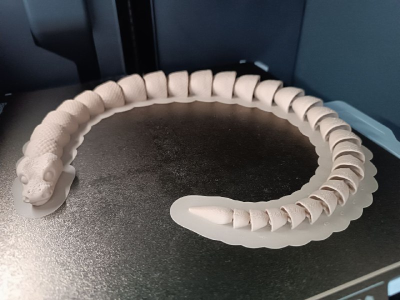 Flexi Python Snake 50cm long by Valeria Momo | Download free STL model ...