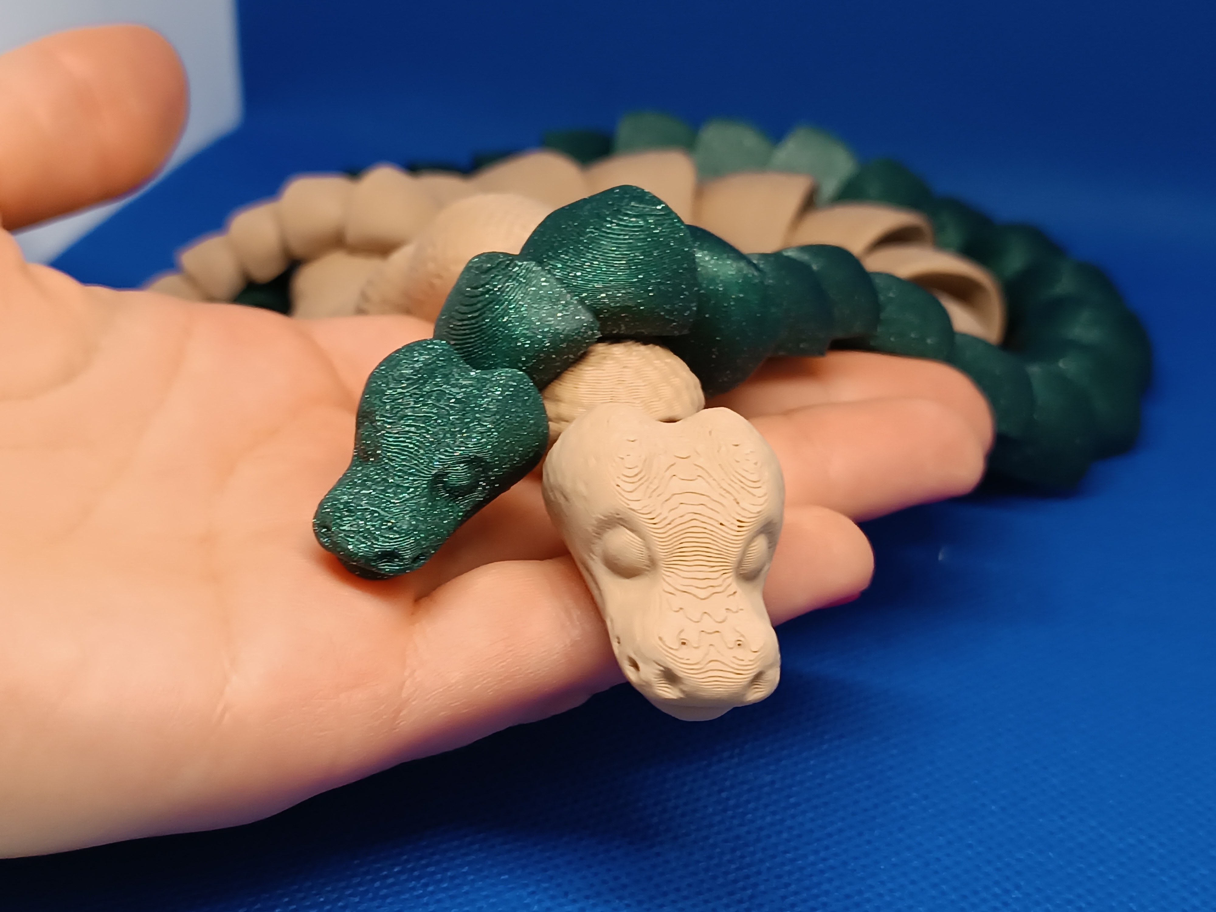 Miniatura 7 do modelo 3D Flexi Python Snake 50cm long