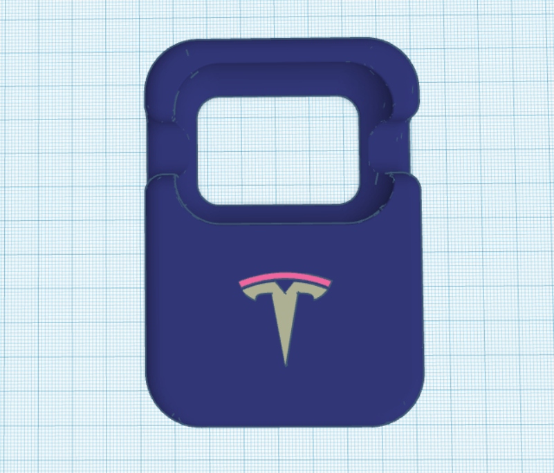 Airpods pro case Tesla logo