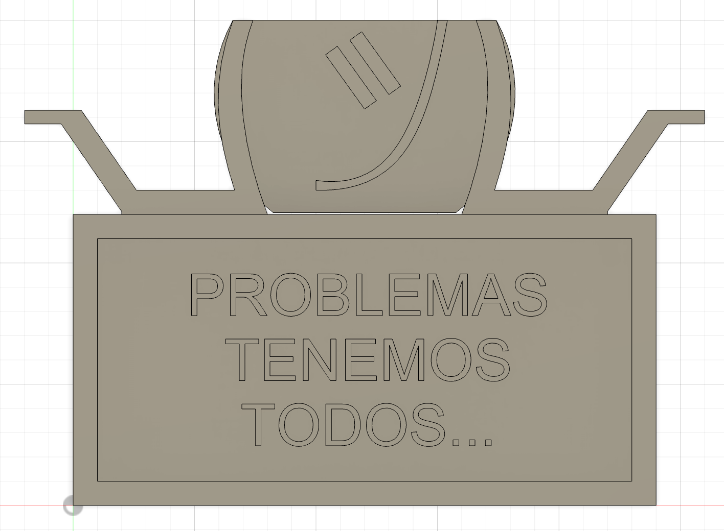 Cartel desmotivacional - Problemas tenemos todos