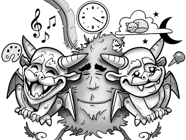 Bud with two gargoyles (low and high profile)