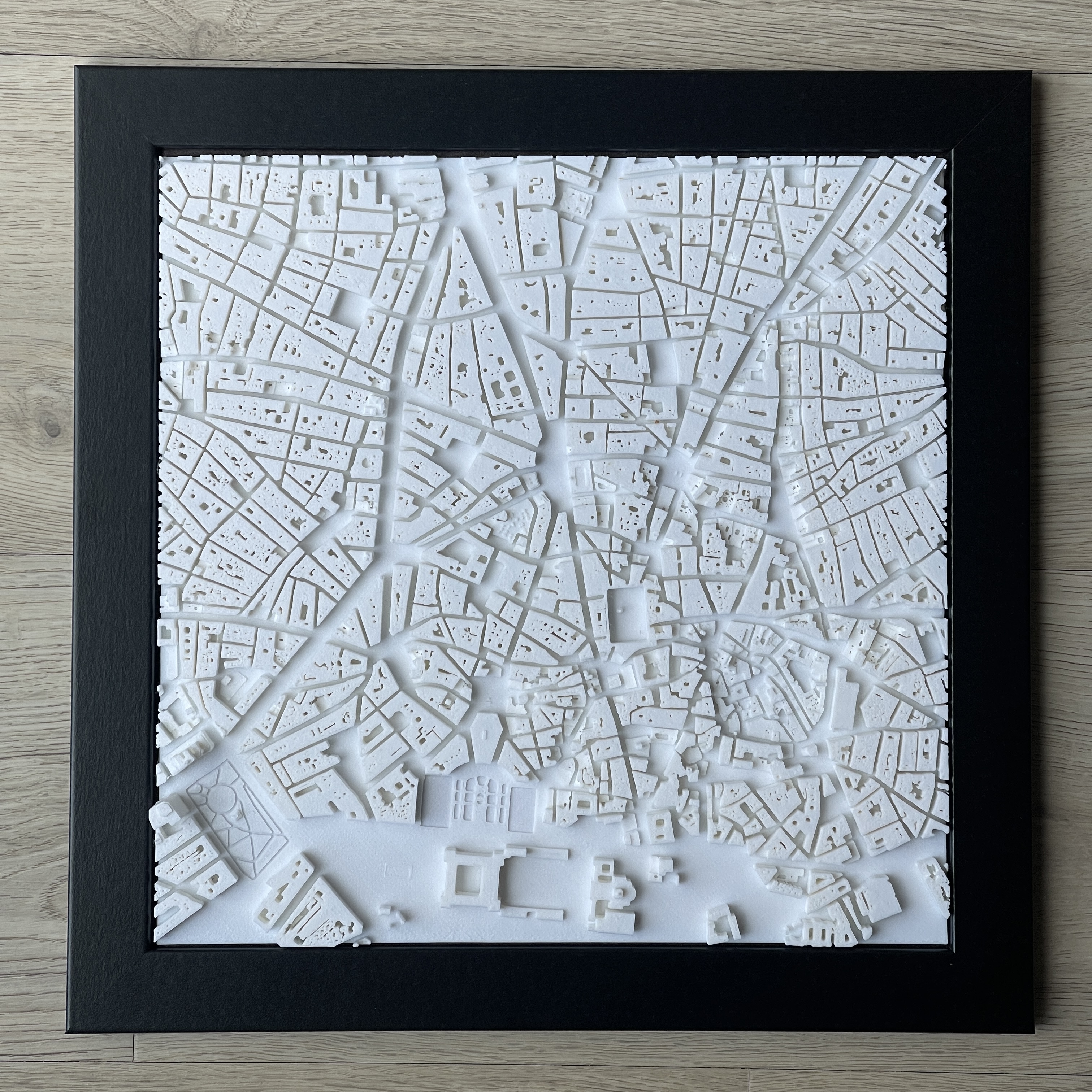 Madrid 3D City Miniature